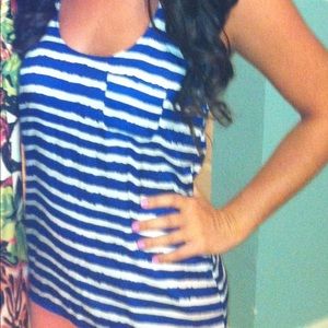 Forever21 Nautical tank top